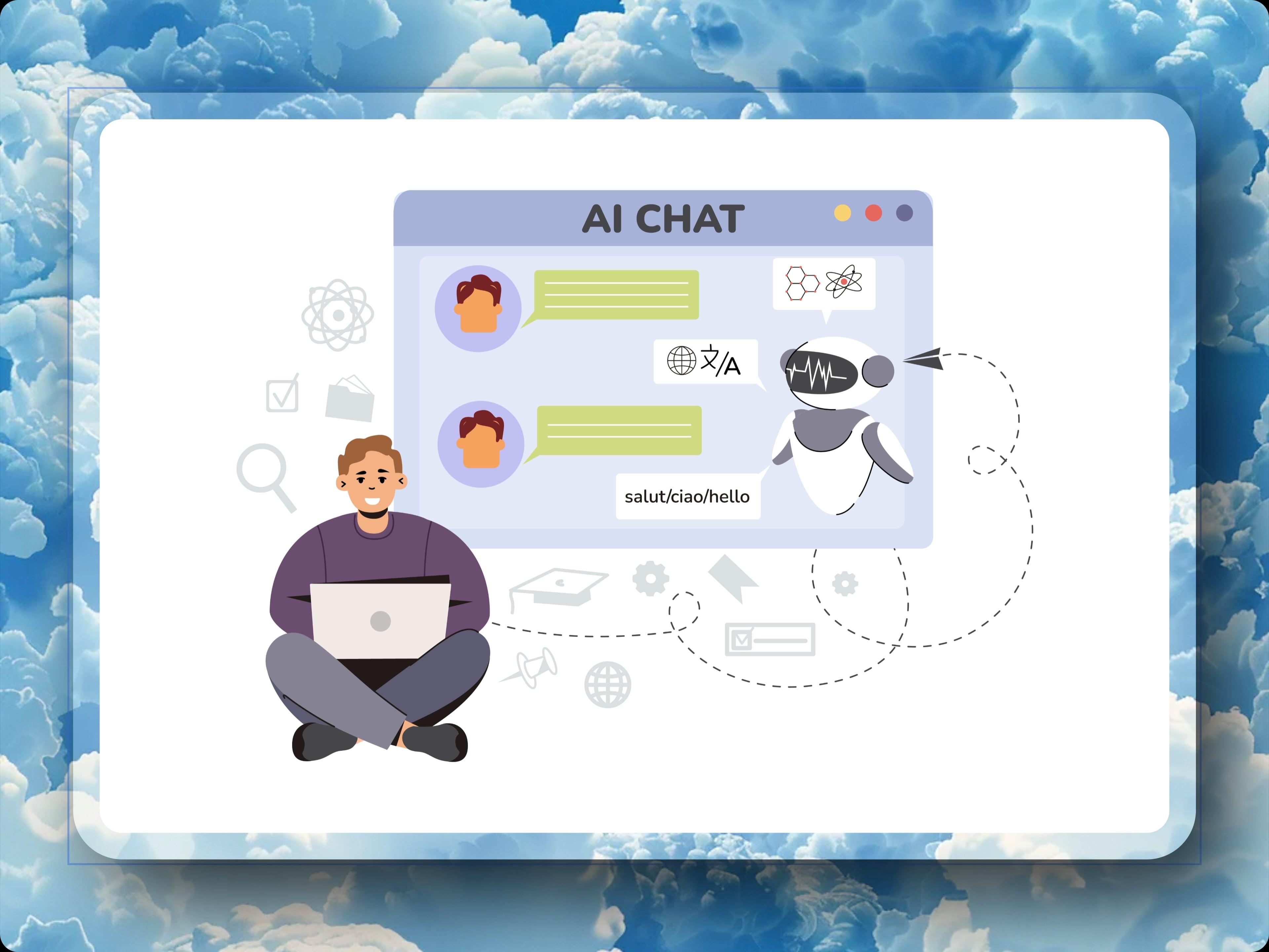 Example of AI filling in gaps in customer communication workflow