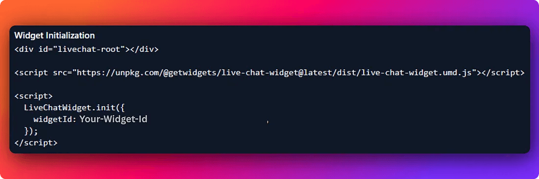Simple WidgetKraft setup with Slack integration